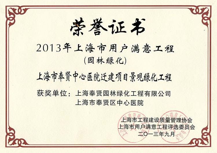 2013年用戶滿意工程（奉賢中心醫(yī)院遷建項目）.jpg